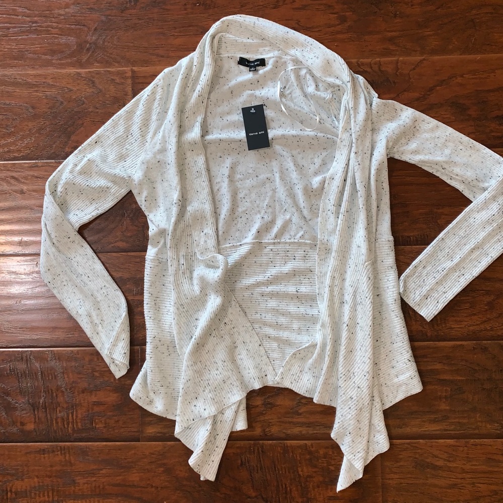 Verve Ami Open Speckled Cardigan